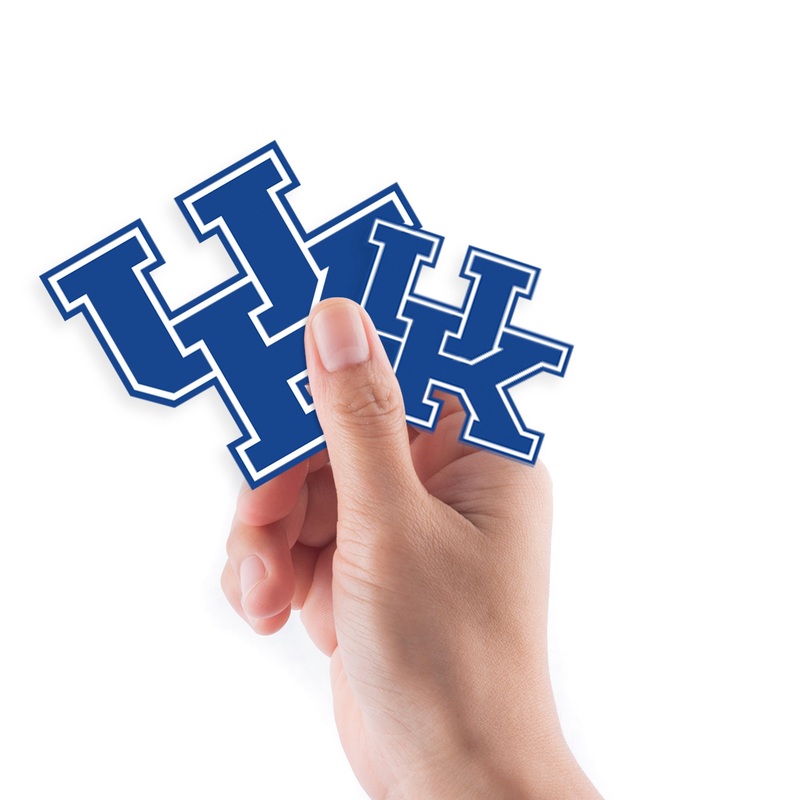 U of Kentucky – 5 Logo Minis (Mixed Sizes) – Official NCAA – Kentucky Wildcats – Reusable Vinyl Decals