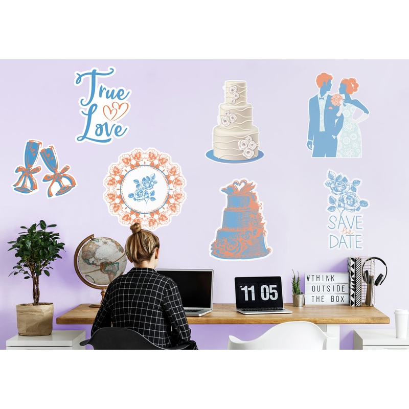 Wedding Collections 4   Removable Wall   Adhesive Decal