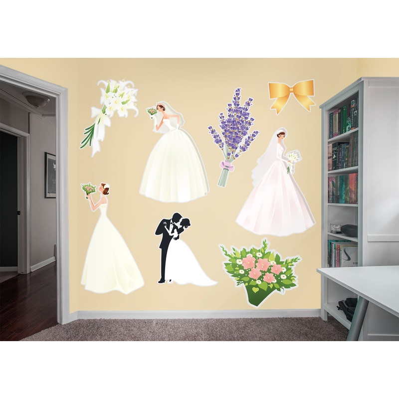 Wedding Collections 5   Removable Wall   Adhesive Decal