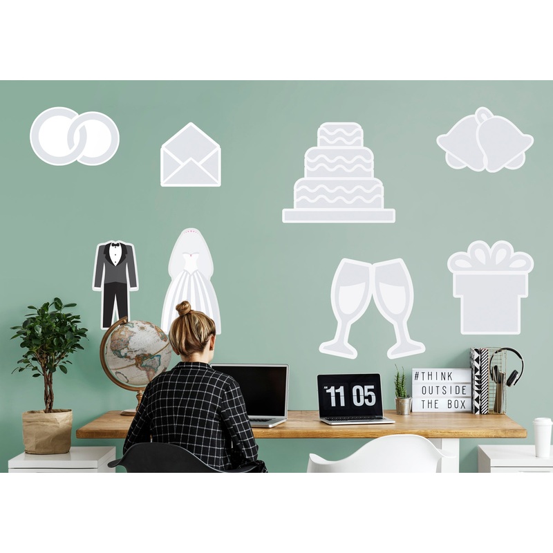 Wedding Collections 6   Removable Wall   Adhesive Decal