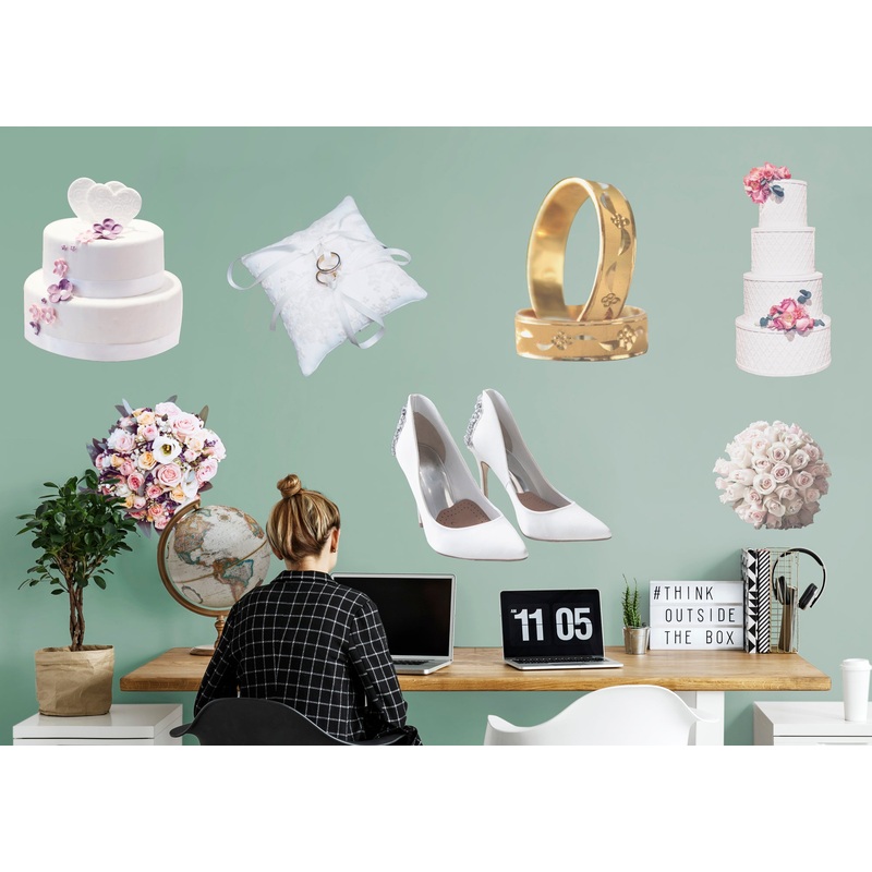 Wedding Collections 9   Removable Wall   Adhesive Decal
