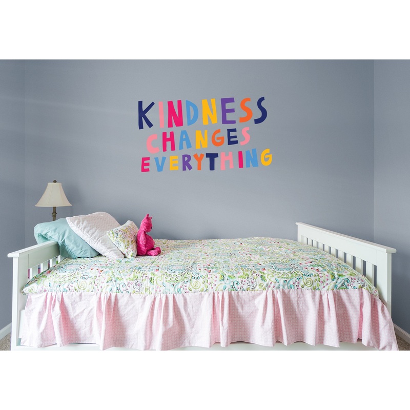 Words and Quotes  Kindness Premask            Removable Wall   Adhesive Decal