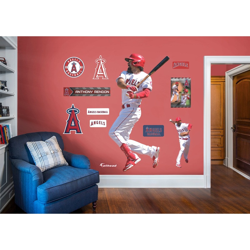 Anthony Rendon – RealBig Collection – Official MLB – Los Angeles Angels – Reusable Vinyl Wall Decals