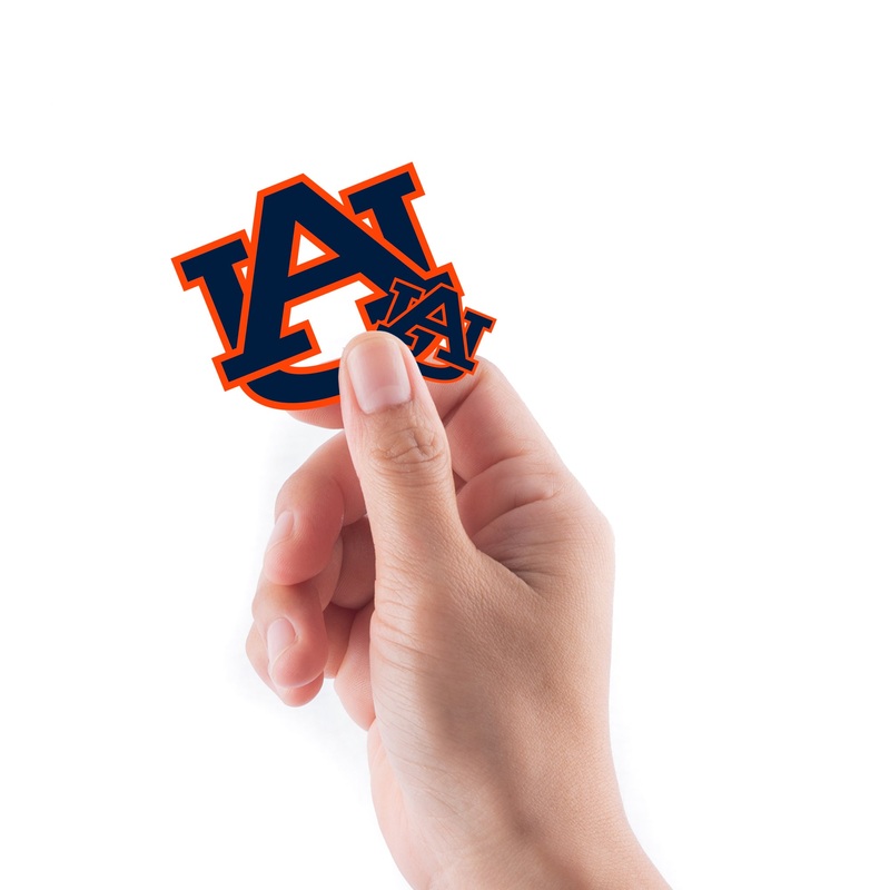 Auburn Tigers – 5 Logo Minis (Mixed Sizes) – Official NCAA – Reusable Vinyl Decals