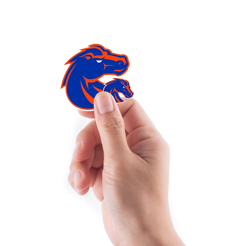 Boise State Broncos – 5 Logo Minis (Mixed Sizes) – Official NCAA – Reusable Vinyl Decals