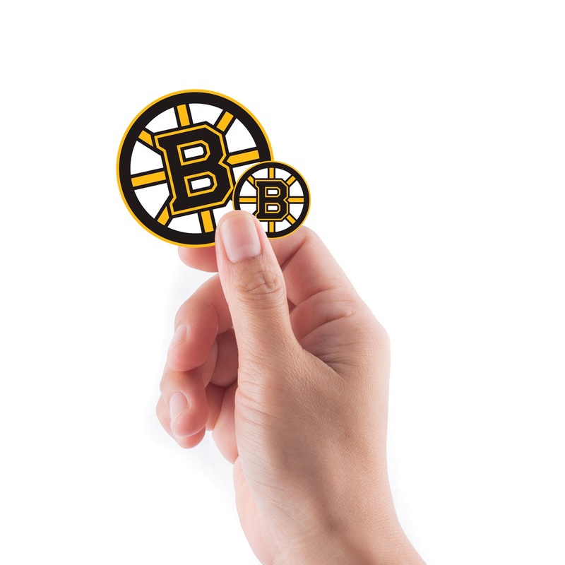 Boston Bruins – 5 Logo Minis (Mixed Sizes) – Official NHL – Reusable Vinyl Decals #1