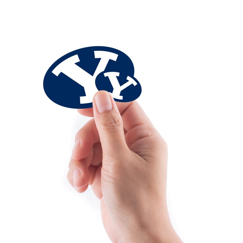 BYU Cougars – 5 Logo Minis (Mixed Sizes) – Official NCAA – Reusable Vinyl Decals