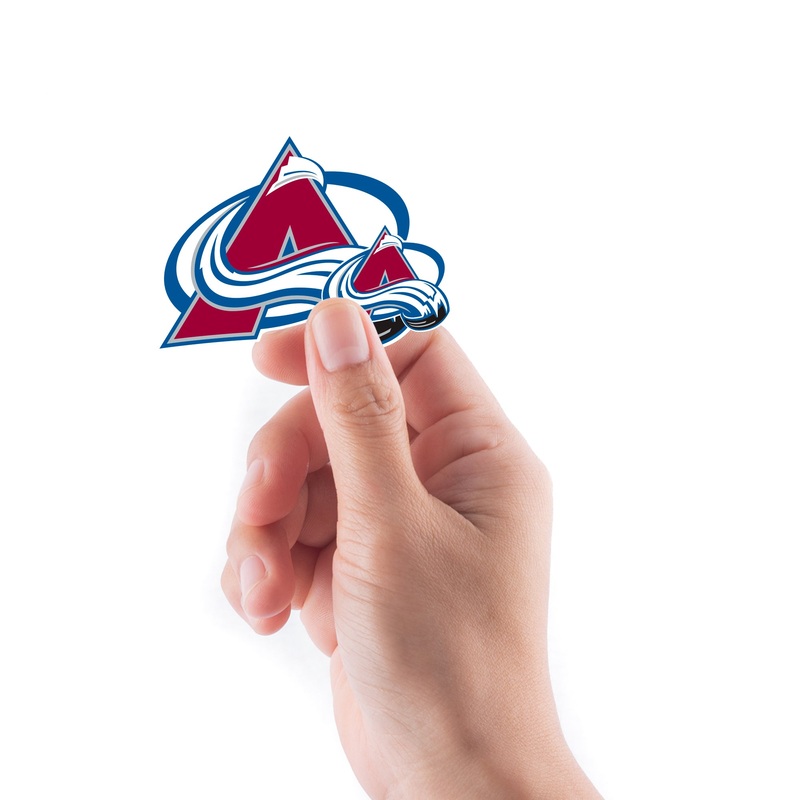 Colorado Avalanche – 5 Logo Minis (Mixed Sizes) – Official NHL – Reusable Vinyl Decals