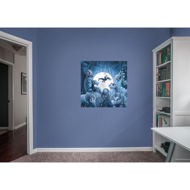Dinosaurs:  Friends Mural        –   Removable Wall   Adhesive Decal