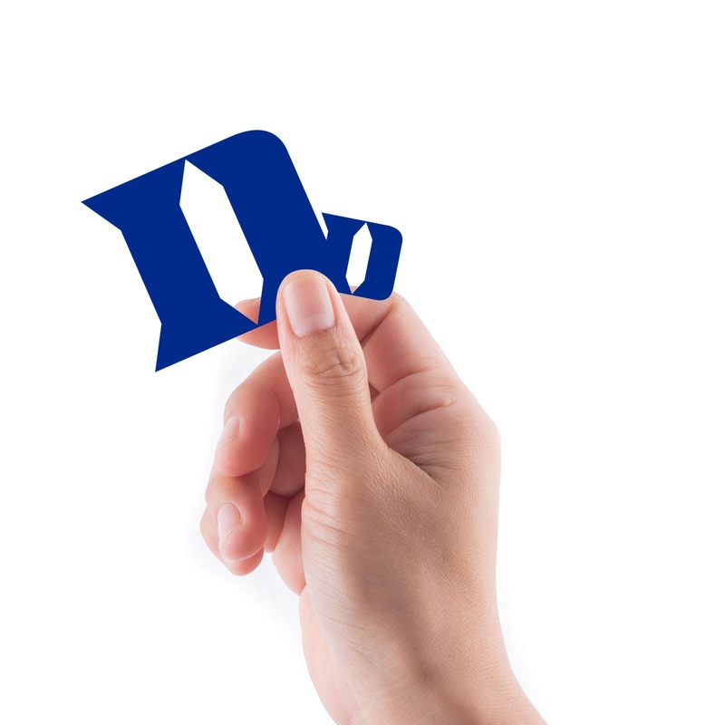 Duke Blue Devils – 5 Logo Minis (Mixed Sizes) – Official NCAA – Reusable Vinyl Decals