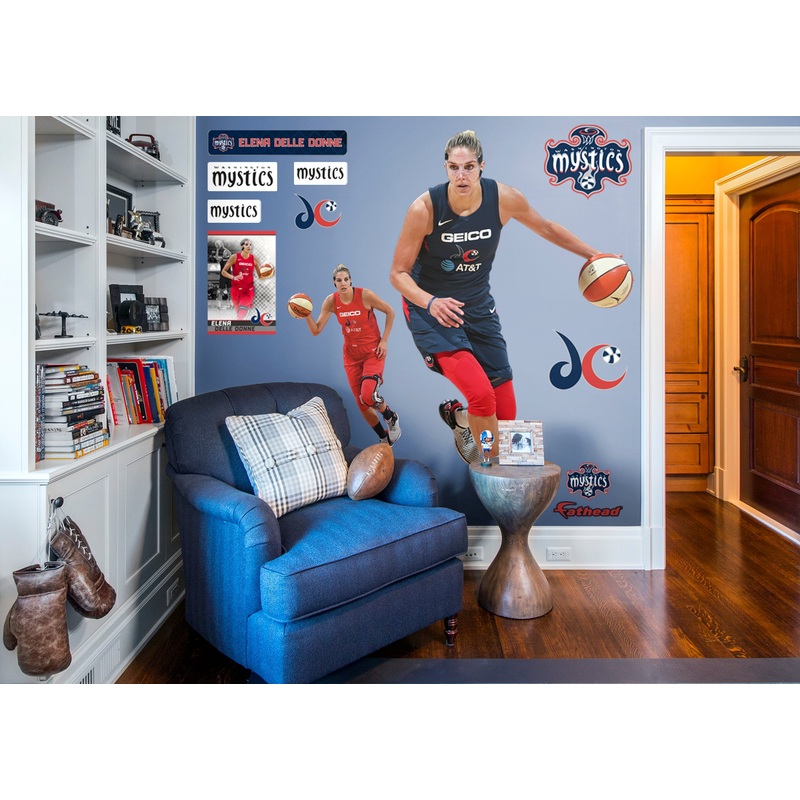 Elena Delle Donne – RealBig Collection – Official WNBA – Washington Mystics – Reusable Vinyl Wall Decals
