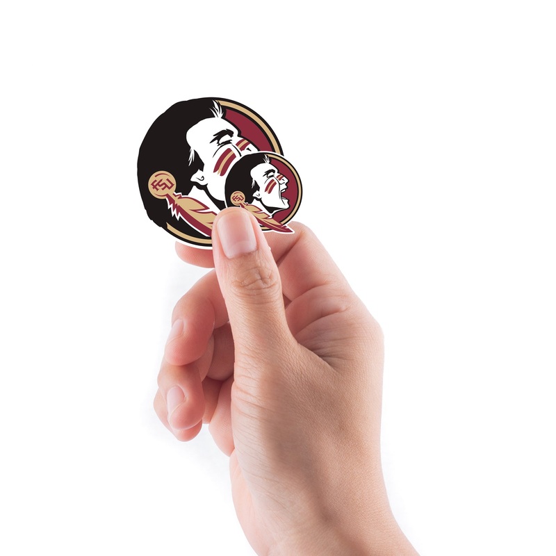 Florida State Seminoles – 5 Logo Minis (Mixed Sizes) – Official NCAA – Reusable Vinyl Decals