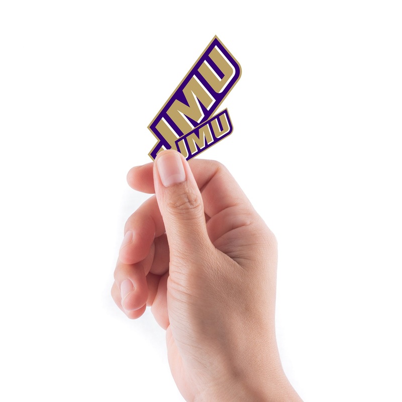 James Madison Dukes – 5 Logo Minis (Mixed Sizes) – Official NCAA – Reusable Vinyl Decals