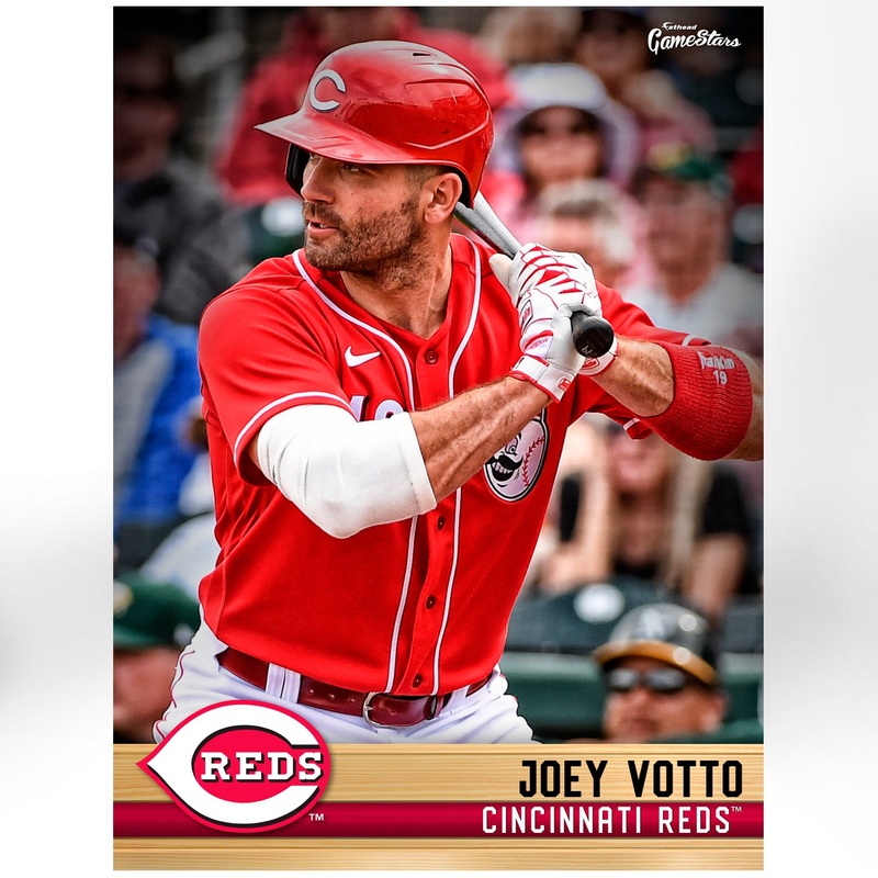 Joey Votto – GameStars Series – Peel & Stick Poster – Official MLB – Cincinnati Reds – Reusable Vinyl Wall Decal