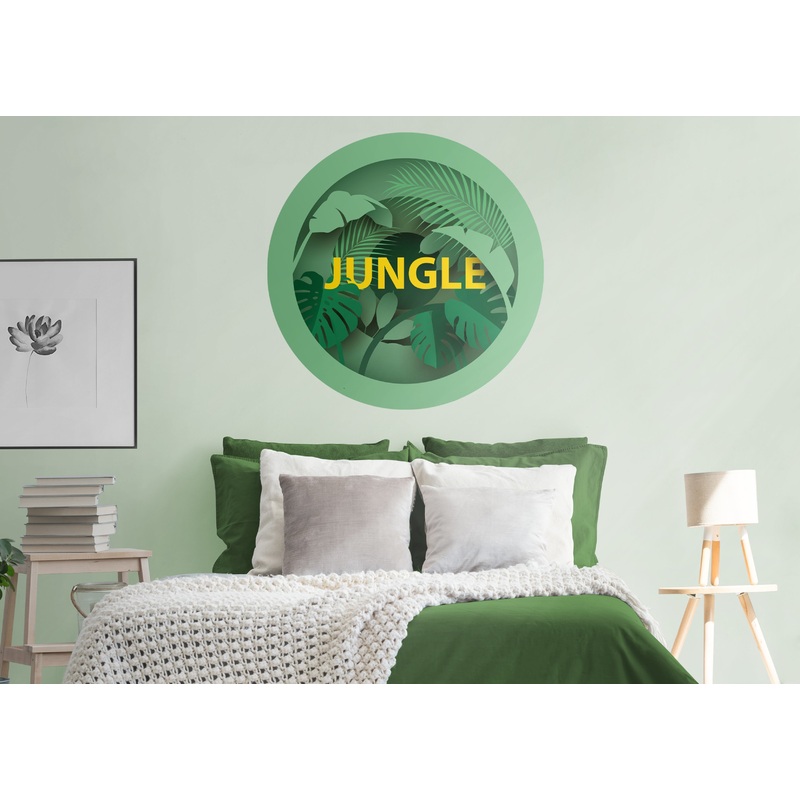 Jungle:  Detail Icon        –   Removable     Adhesive Decal