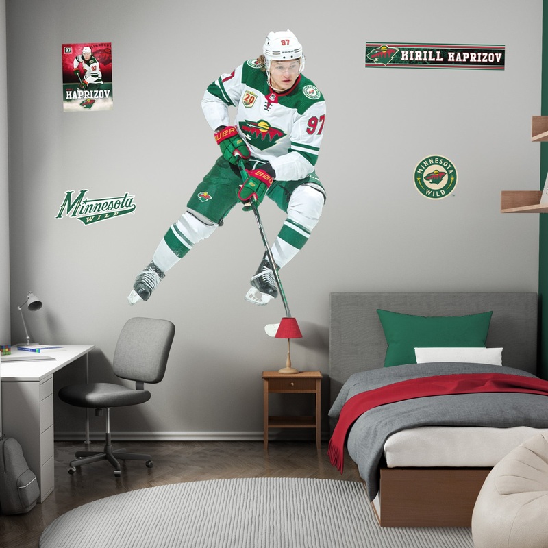 Kirill Kaprizov – RealBig Collection – Official NHL – Minnesota Wild – Reusable Vinyl Wall Decals #1