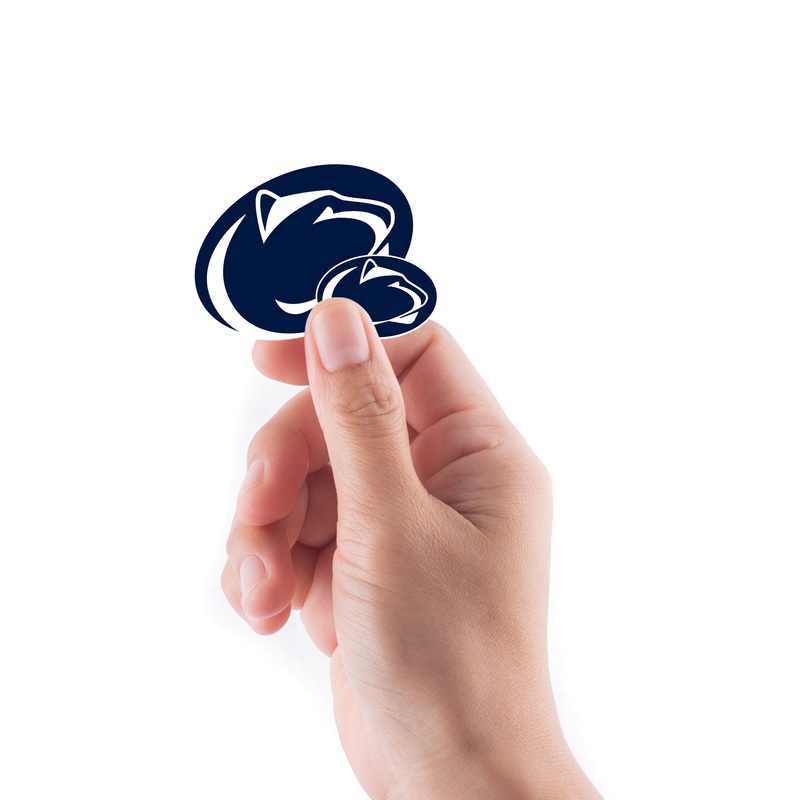 Penn State Nittany Lions – 5 Logo Minis (Mixed Sizes) – Official NCAA – Reusable Vinyl Decals