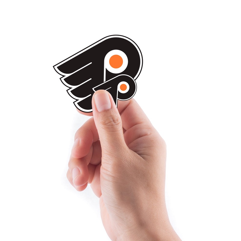Philadelphia Flyers – 5 Logo Minis (Mixed Sizes) – Official NHL – Reusable Vinyl Decals