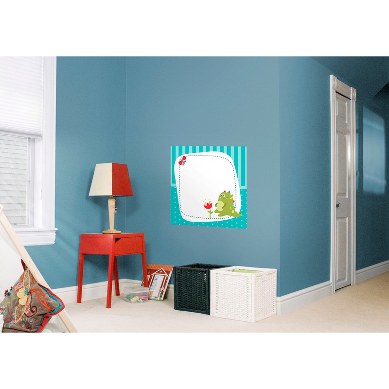 Red Flower Dry Erase            Removable Wall   Adhesive Decal