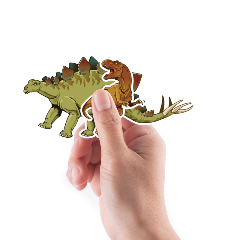 Sheet of 5 -Dinosaur: Dinosaur Minis        –   Removable    Adhesive Decal