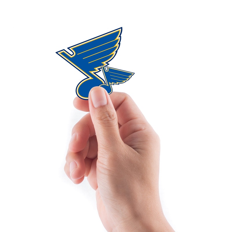 St. Louis Blues – 5 Logo Minis (Mixed Sizes) – Official NHL – Reusable Vinyl Decals