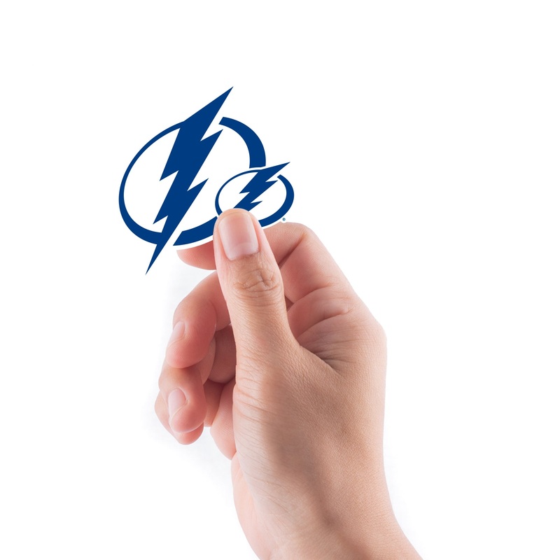 Tampa Bay Lightning – 5 Logo Minis (Mixed Sizes) – Official NHL – Reusable Vinyl Decals