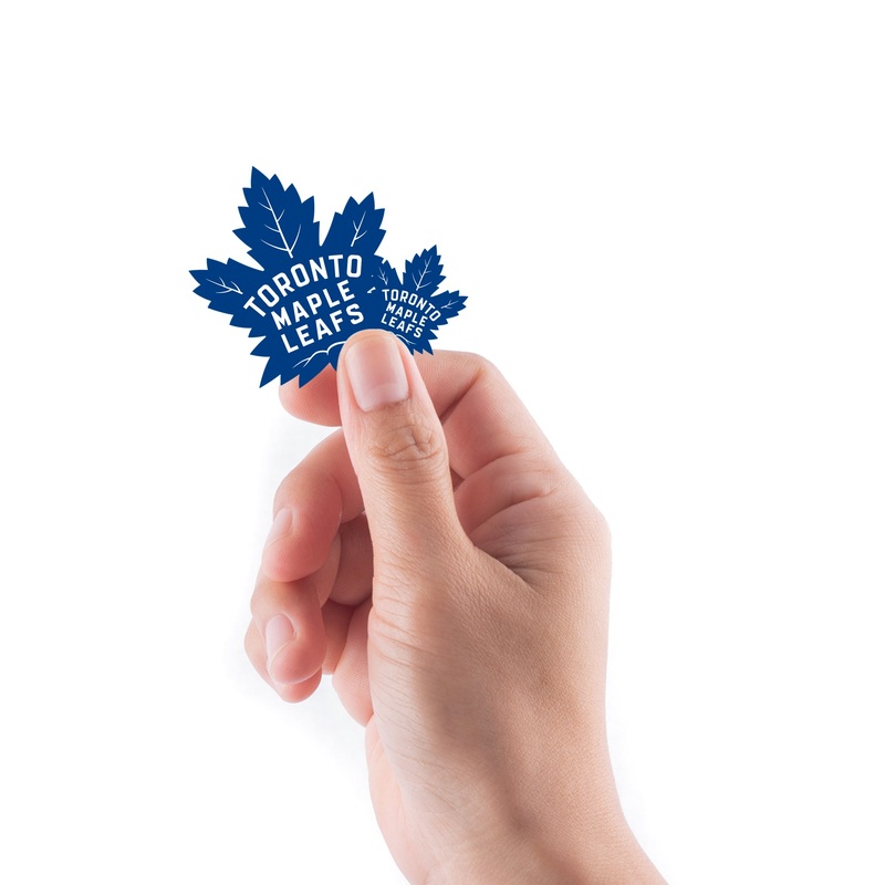 Toronto Maple Leafs – 5 Logo Minis (Mixed Sizes) – Official NHL – Reusable Vinyl Decals