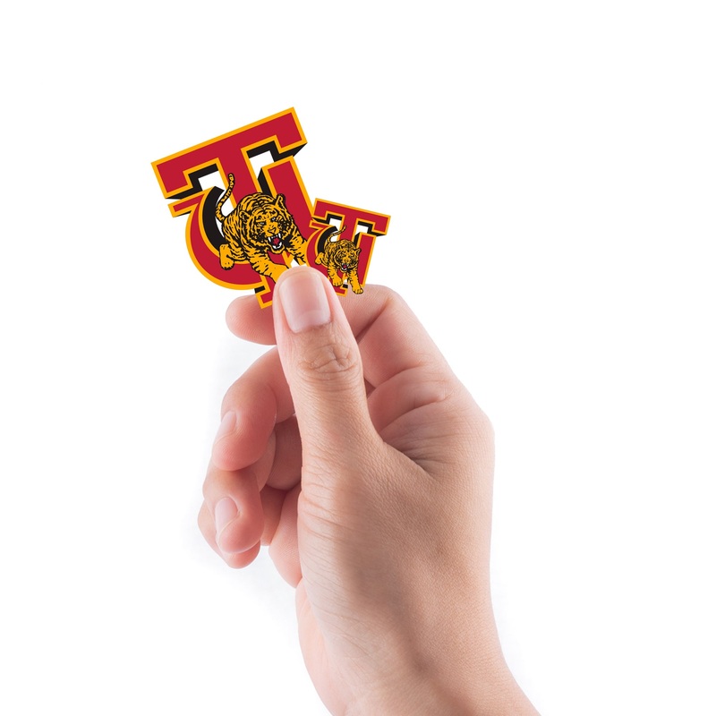 Tuskegee Golden Tigers – 5 Logo Minis (Mixed Sizes) – Official NCAA – Reusable Vinyl Decals