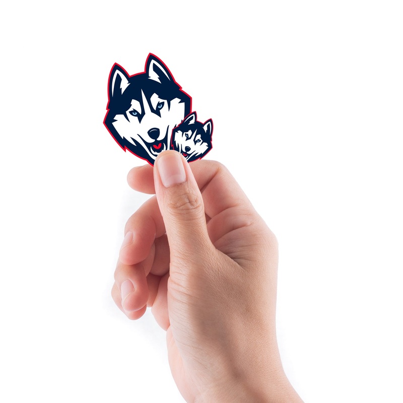 UConn Huskies – 5 Logo Minis (Mixed Sizes) – Official NCAA – Reusable Vinyl Decals #1
