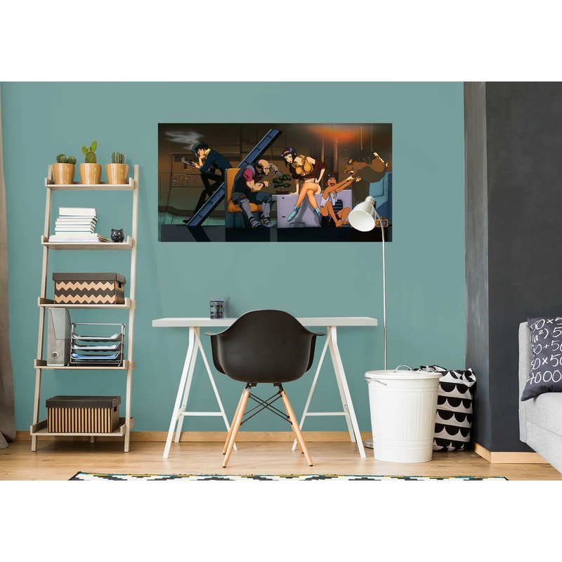 Bonsai Group – Peel & Stick Poster – Official Funimation – Cowboy Bebop – Reusable Vinyl Wall Decal