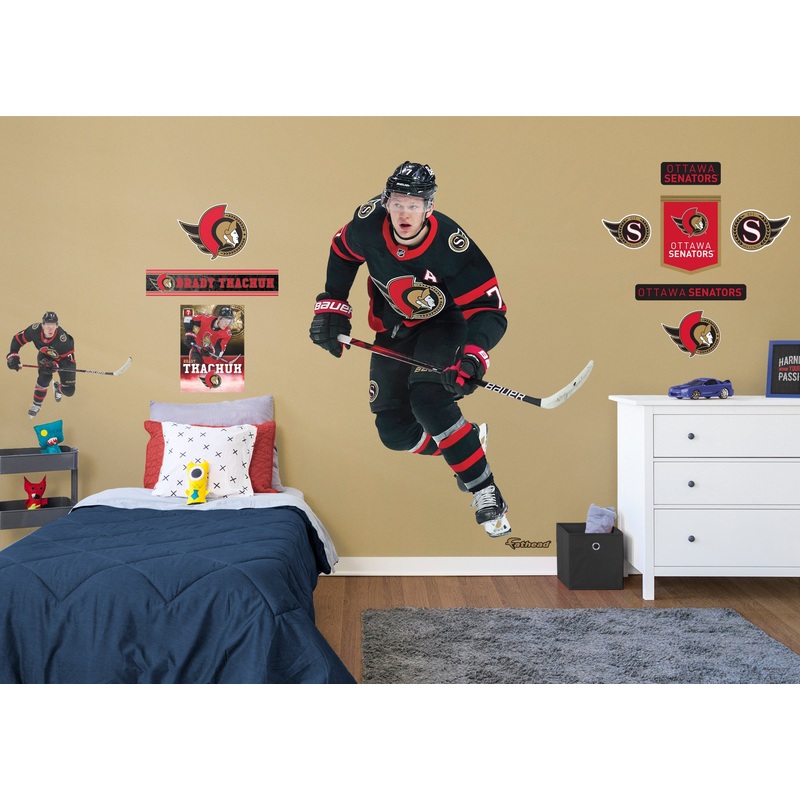 Brady Tkachuk – RealBig Collection – Official NHL – Ottawa Senators – Reusable Vinyl Wall Decals #2