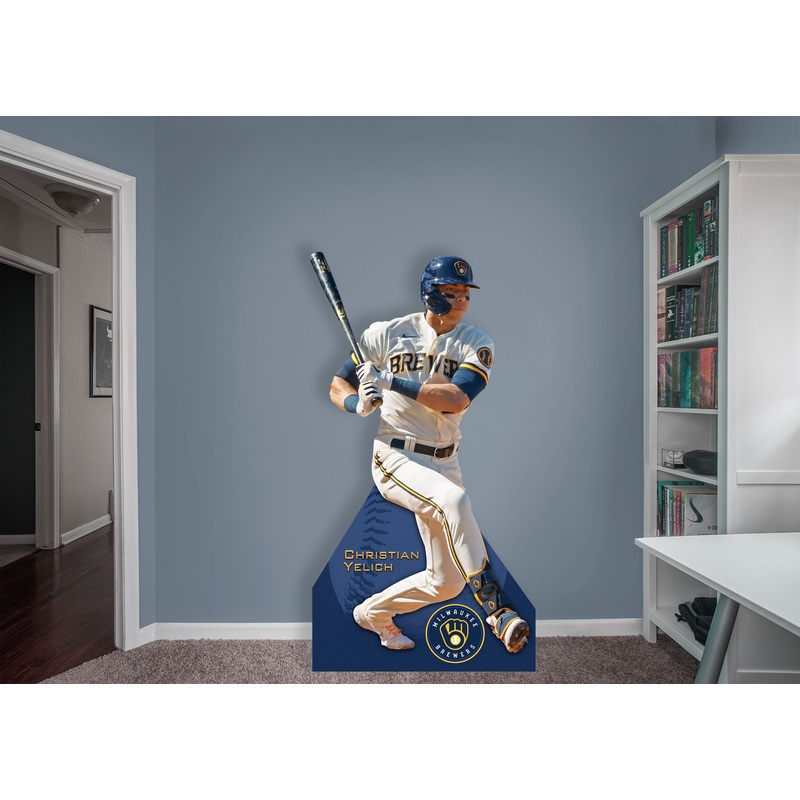Christian Yelich – Life-Size Stand Out – Official MLB – Milwaukee Brewers – Foam Core Cutout