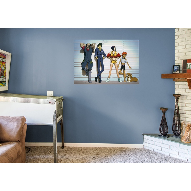 Cowboy Bebop Lineup Group – Peel & Stick Poster – Official Funimation – Reusable Vinyl Wall Decal