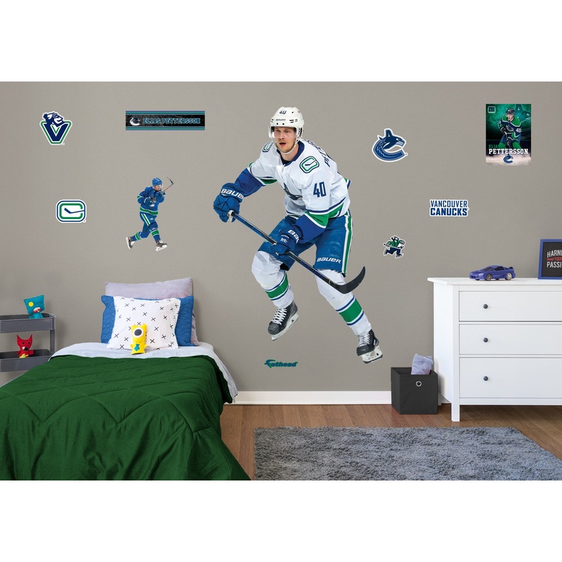 Elias Pettersson – RealBig Collection – Official NHL – Vancouver Canucks – Reusable Vinyl Wall Decals #2