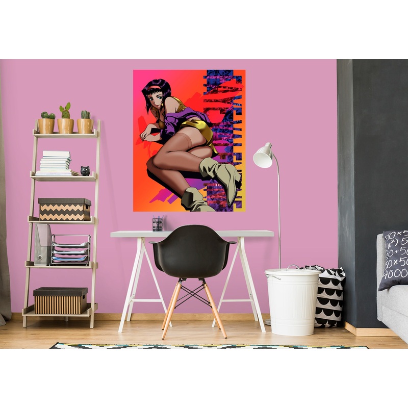 Faye – Peel & Stick Poster – Official Funimation – Cowboy Bebop – Reusable Vinyl Wall Decal
