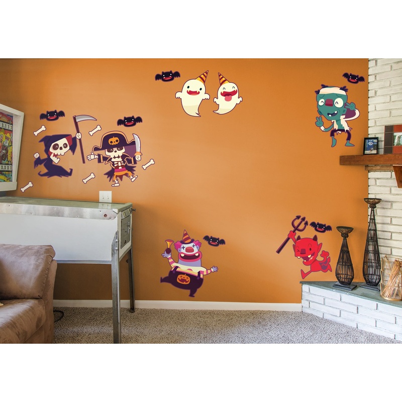 Halloween:  Scary Halloween Collection        –   Removable Wall   Adhesive Decal