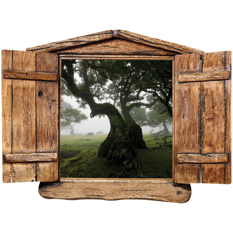 Home Decor:  Jungle Lonely Trees        –   Removable Wall   Adhesive Decal
