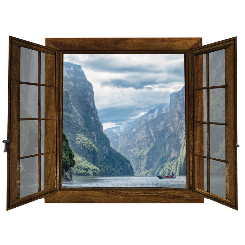 Home Decor:  Jungle Lost Boat        –   Removable Wall   Adhesive Decal