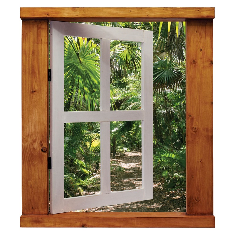 Home Decor:  Jungle Palm Trees        –   Removable Wall   Adhesive Decal