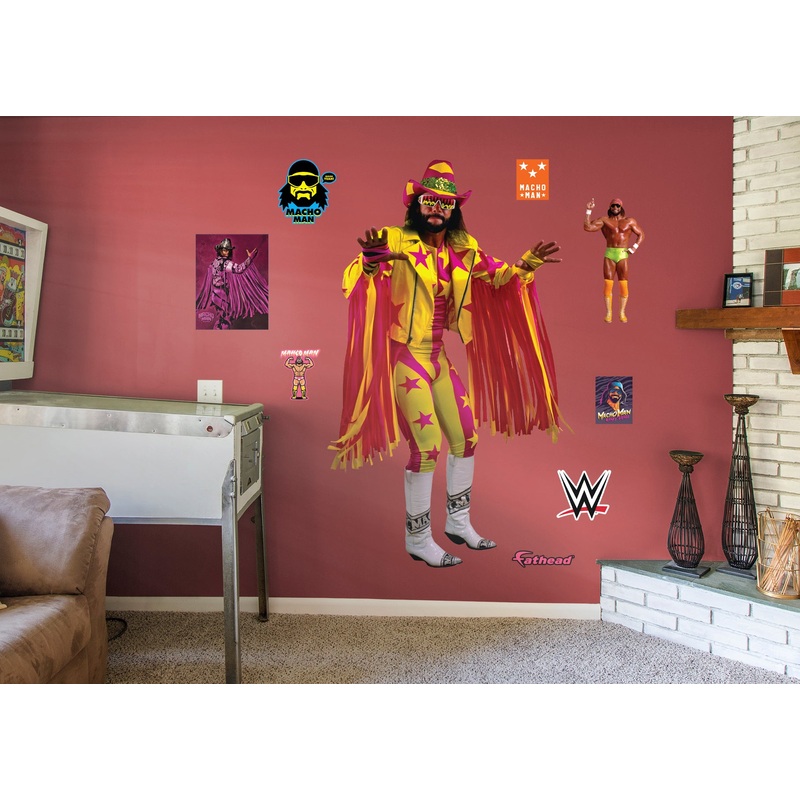 Macho Man Randy Savage – RealBig Collection – Official WWE – Reusable Vinyl Wall Decals #2