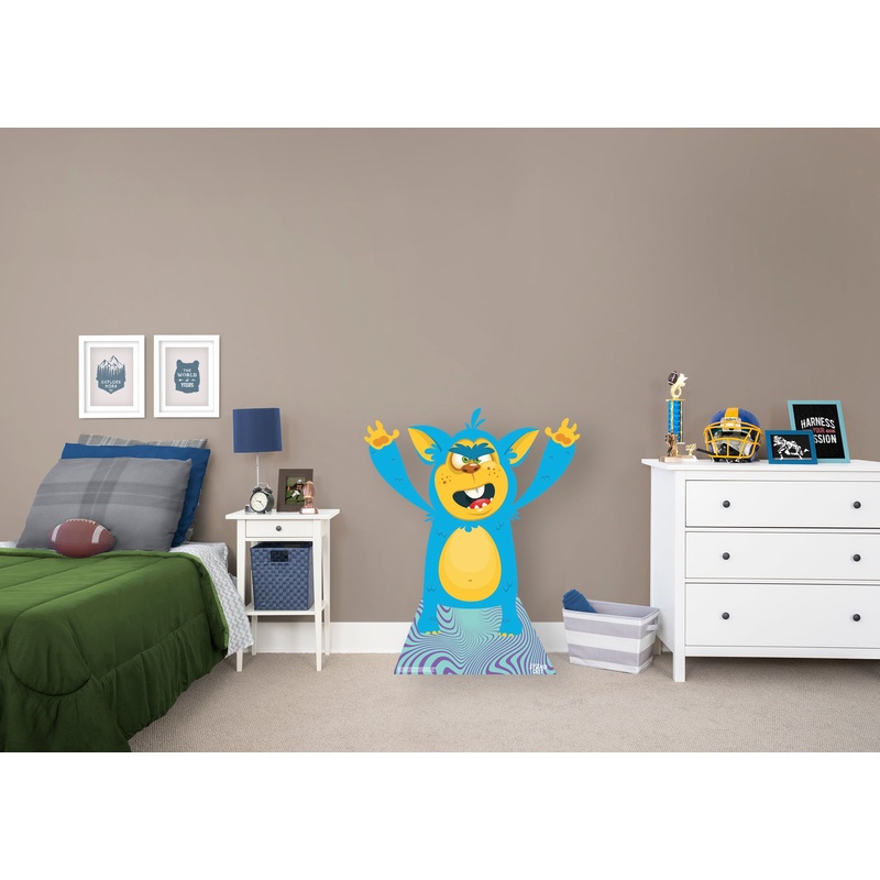 Monster:  Scary Blue Bear   Foam Core Cutout  –      Stand Out