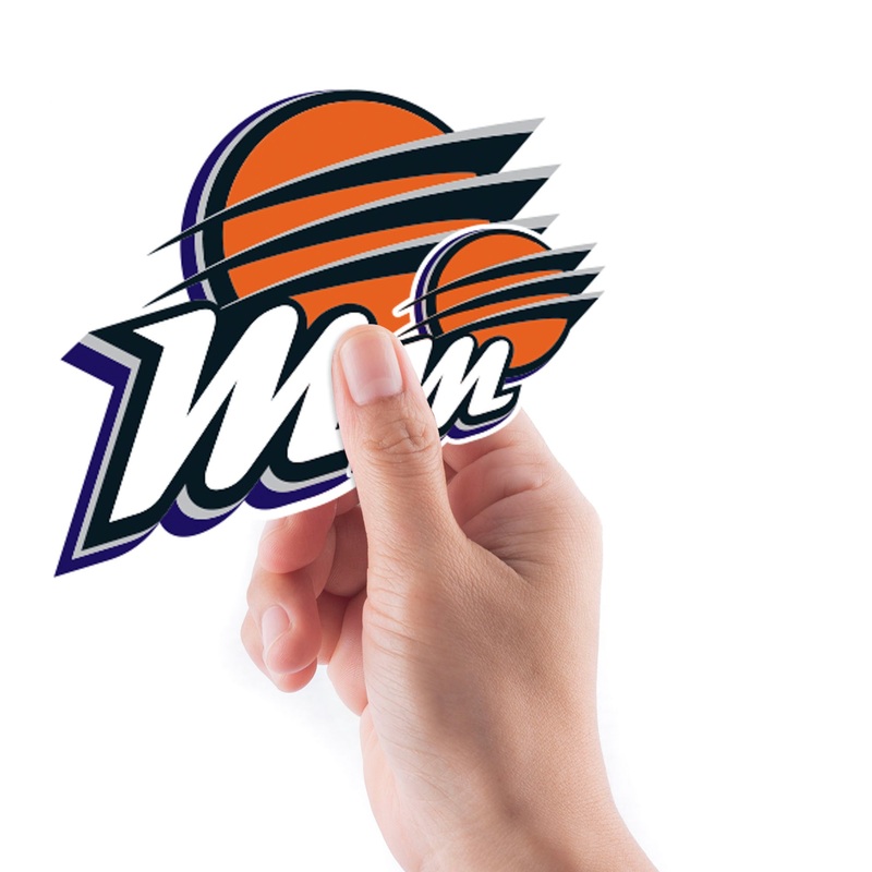 Phoenix Mercury – 5 Logo Minis (Mixed Sizes) – Official WNBA – Reusable Vinyl Decals