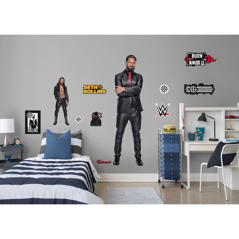 Seth Rollins – RealBig Collection – Official WWE – Reusable Vinyl Wall Decals #2