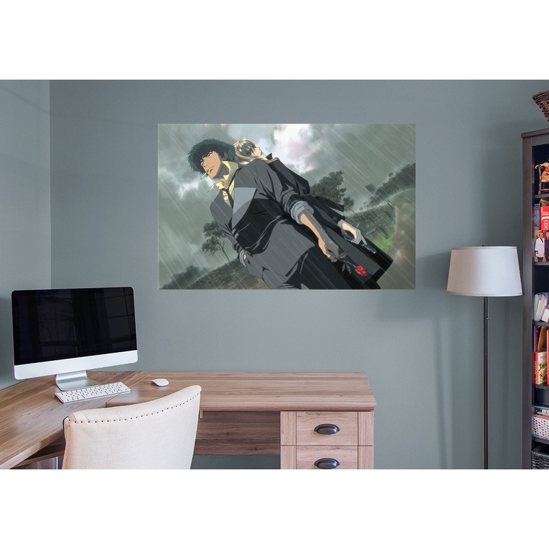 Spike & Julia – Peel & Stick Poster – Official Funimation – Cowboy Bebop – Reusable Vinyl Wall Decal