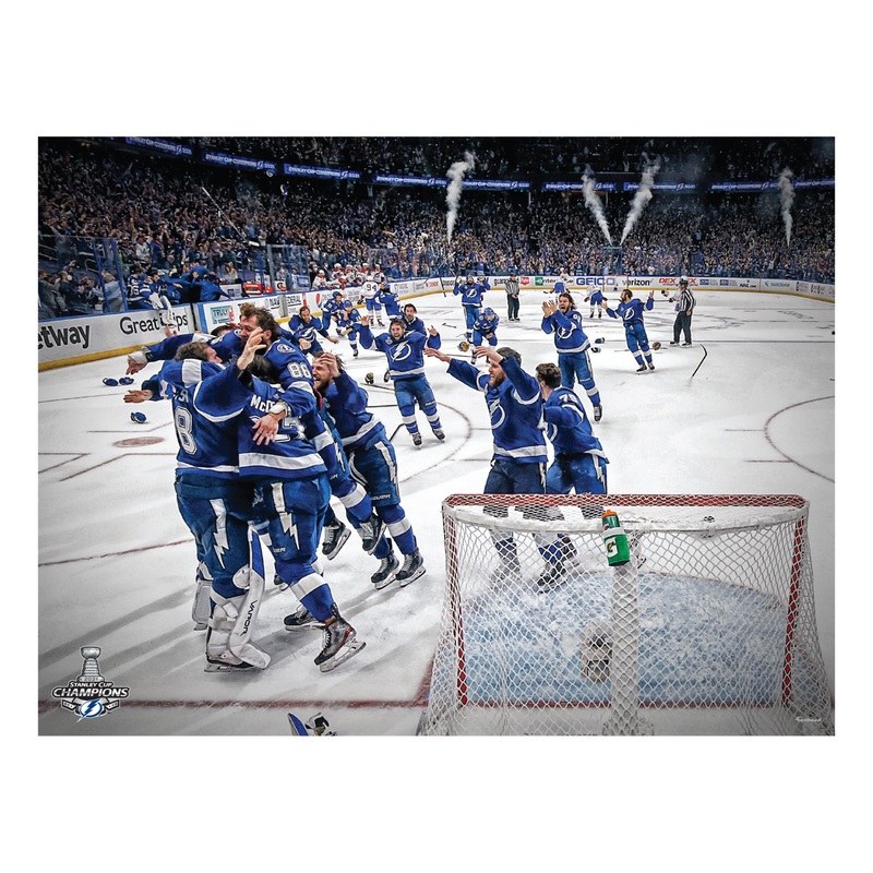 Tampa Bay Lightning – 2021 Stanley Cup Champions Celebration – Peel & Stick Poster – Official NHL – Reusable Vinyl Wall Decal