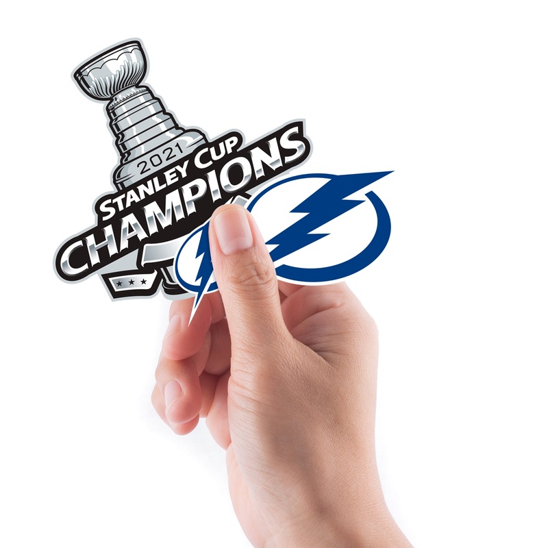Tampa Bay Lightning – 5 Logo Minis (Mixed Sizes) – Official NHL – 2021 Stanley Cup Champions – Reusable Vinyl Decals