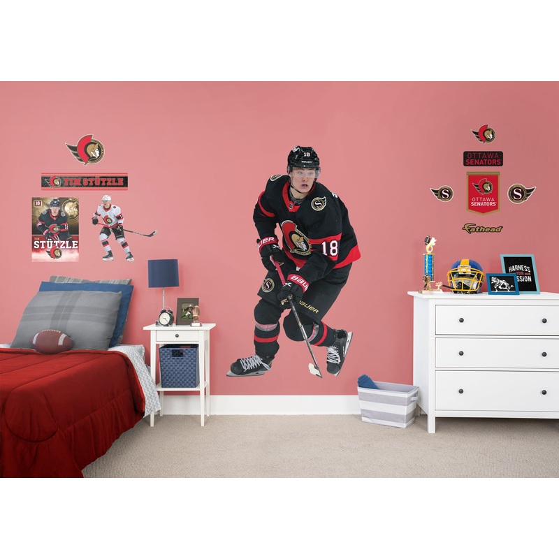 Tim Sttzle – RealBig Collection – Official NHL – Ottawa Senators – Reusable Vinyl Wall Decals