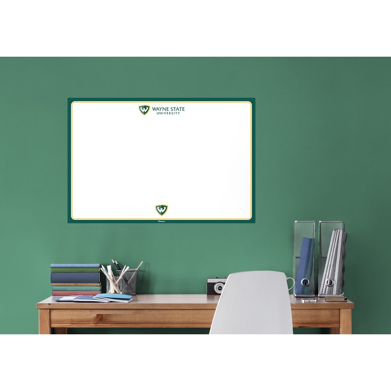 Wayne State Warriors – Dry Erase Whiteboard – Official NCAA – Reusable Vinyl Wall Decal