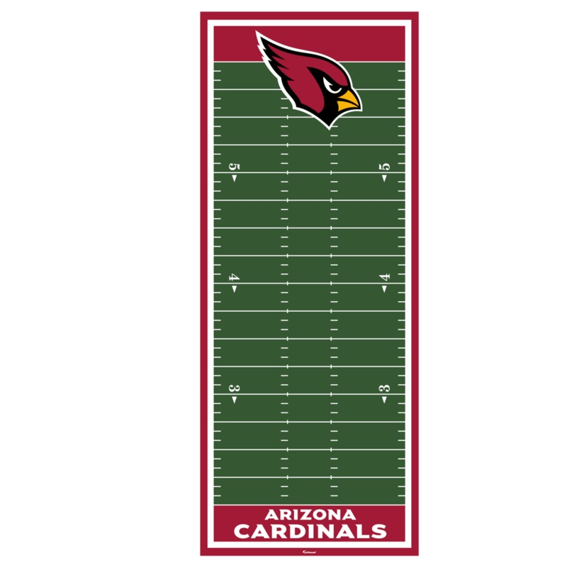 Arizona Cardinals – Growth Chart – Official NFL – Reusable Vinyl Wall Decal