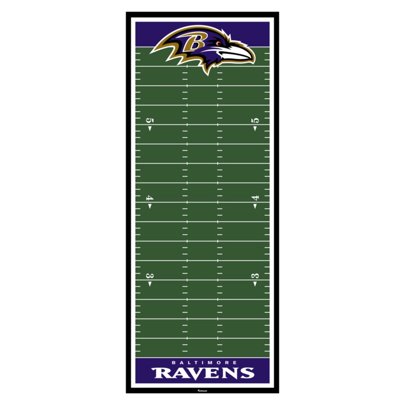 Baltimore Ravens – Growth Chart – Official NFL – Reusable Vinyl Wall Decal